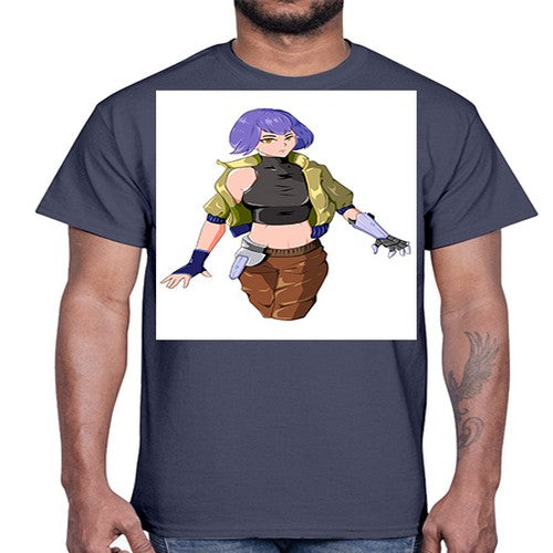 girl with gauntlet169#- anime- Cotton Tee