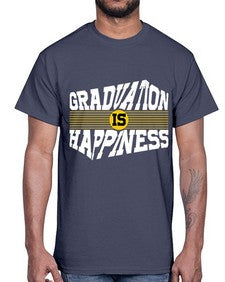graduation is happiness 223#- graduation- Cotton Tee