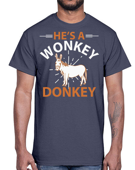 he’s a wonky donkey Style 4#- donkey- Cotton Tee