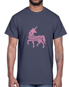 i ride unicorns 188#- unicorn- Cotton Tee