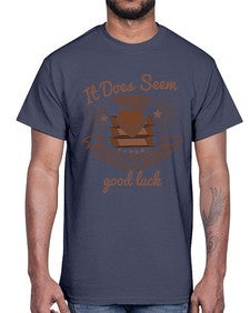it does seem like the chocolate brings good luck 280#- chocolate- Cotton Tee