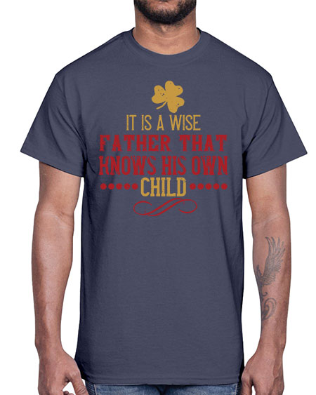 it is awish father Style 129#- kids- Cotton Tee
