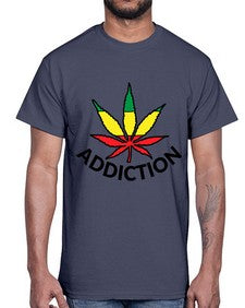 jamacian cannabis 685#- marijuana- Cotton Tee