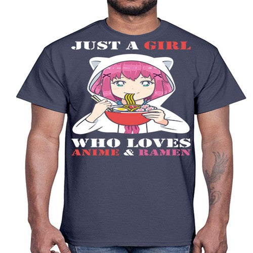 just a girl who loves anime and ramen258#- anime- Cotton Tee