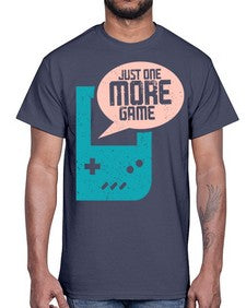 just one more game 131#- video games- Cotton Tee