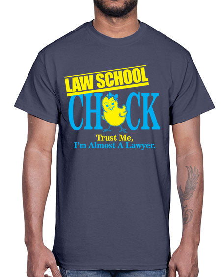 law school chick copy 1037#- lawyer- Cotton Tee