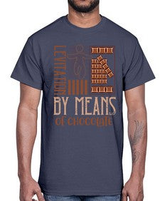 levitation by means of chocolate 307#- chocolate- Cotton Tee