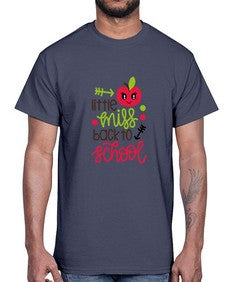 little miss back to school 477#- general school- Cotton Tee