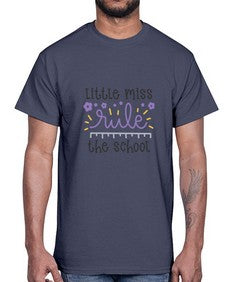 little miss rule the school 486#- general school- Cotton Tee