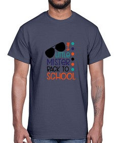 little mister back to school 490#- general school- Cotton Tee