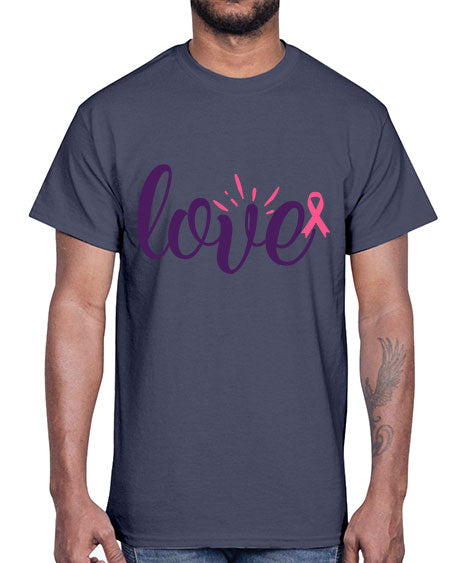 love Style 7#- breast cancer- Cotton Tee