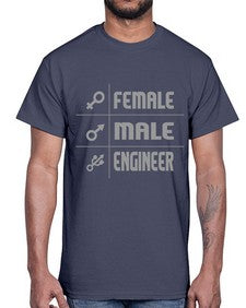 male female engineer 1084#- engineer- Cotton Tee