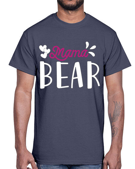 mama bear 173#- bears - animals- Cotton Tee