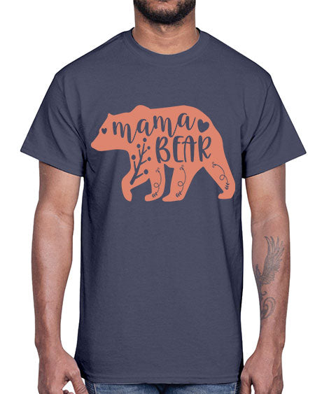mama bear 179#- bears - animals- Cotton Tee