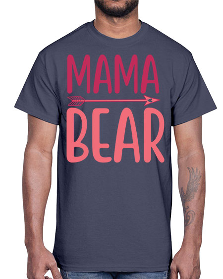 mama bear 181#- bears - animals- Cotton Tee