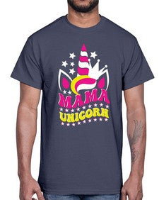 mama unicorn 285#- unicorn- Cotton Tee