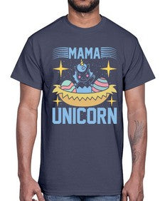 mama unicorn 295#- unicorn- Cotton Tee