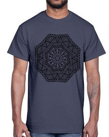 mandala 795#- mandala- Cotton Tee