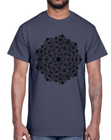 mandala 797#- mandala- Cotton Tee