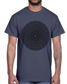 mandala 822#- mandala- Cotton Tee