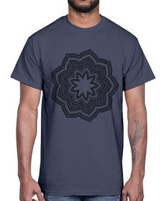 mandala 834#- mandala- Cotton Tee