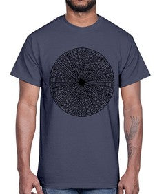 mandala 870#- mandala- Cotton Tee