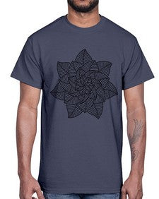 mandala 904#- mandala- Cotton Tee