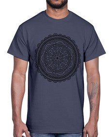 mandala 905#- mandala- Cotton Tee