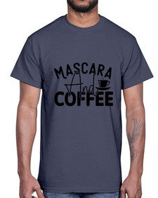 mascare and coffee 1373#- tea- Cotton Tee
