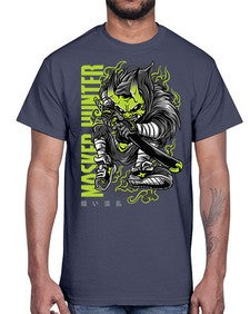 masked hunter 924#- art pop art- Cotton Tee