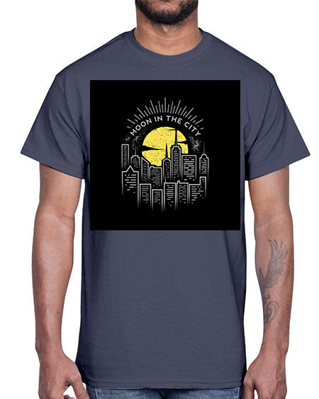 mooninthecity 2#- moon- Cotton Tee