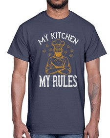 my kitchen my rules 353#- cooking- Cotton Tee