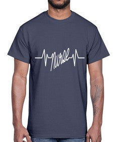 nurse heartbeat 1156#- nurse- Cotton Tee