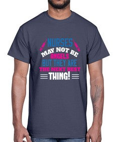nurse may not be angels Style 1180#- nurse- Cotton Tee