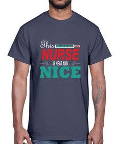 nurse nice 1186#- nurse- Cotton Tee