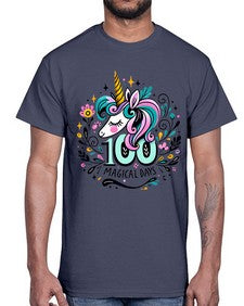 one hundred Day Magical 562#- one hundred days- Cotton Tee