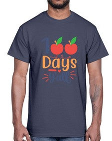 one hundred days yall 589#- one hundred days- Cotton Tee