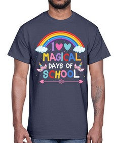 one hundred magical days of school 594#- one hundred days- Cotton Tee