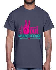out seven grade 612#- seventh grade- Cotton Tee