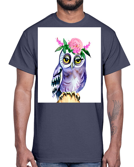 owl 15#- owl- Cotton Tee