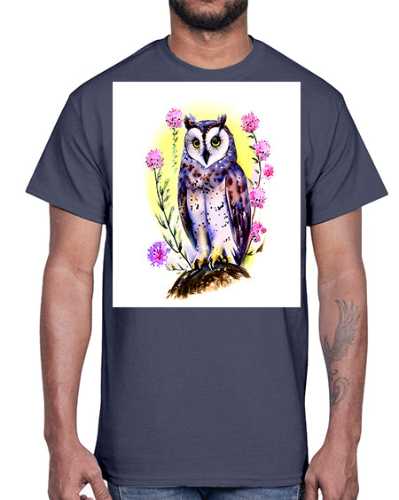owl 18#- owl- Cotton Tee