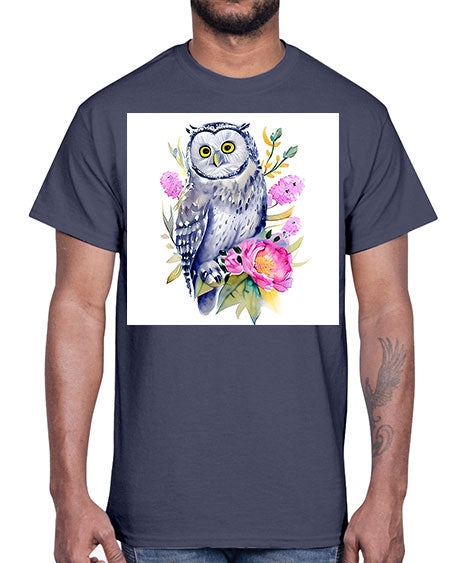 owl 21#- owl- Cotton Tee