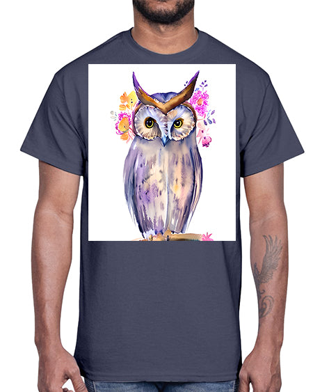 owl 22#- owl- Cotton Tee