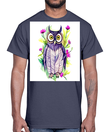 owl 23#- owl- Cotton Tee