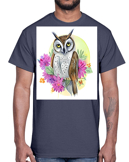 owl 24#- owl- Cotton Tee