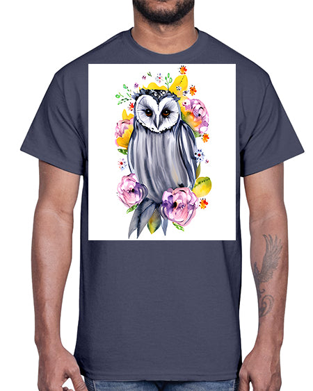 owl 27#- owl- Cotton Tee