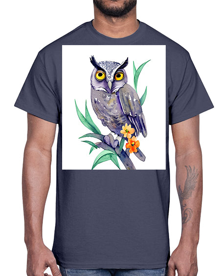 owl 28#- owl- Cotton Tee
