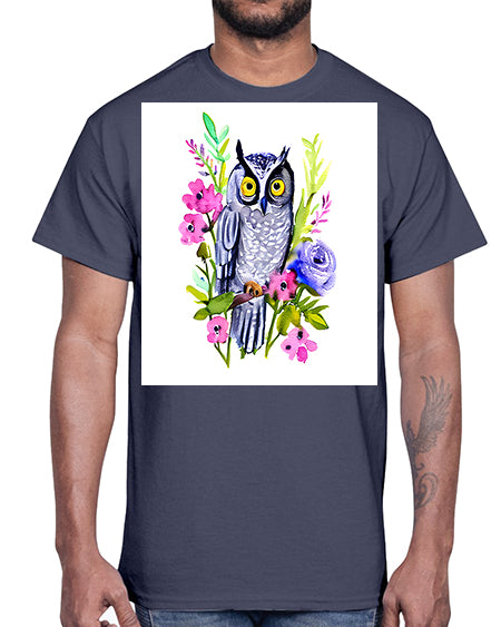 owl 29#- owl- Cotton Tee