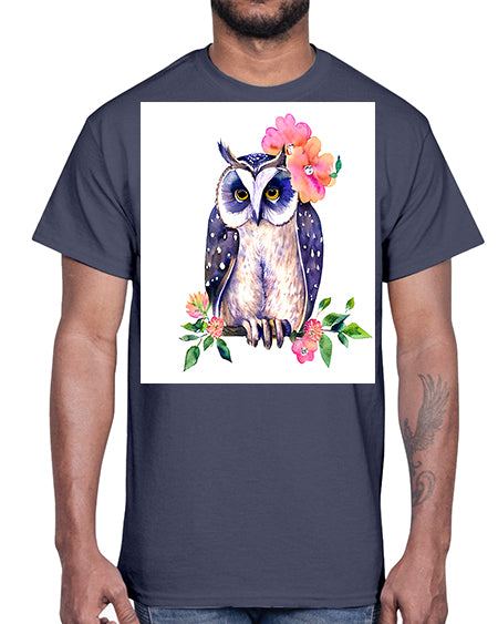 owl 2#- owl- Cotton Tee