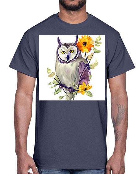 owl 4#- owl- Cotton Tee